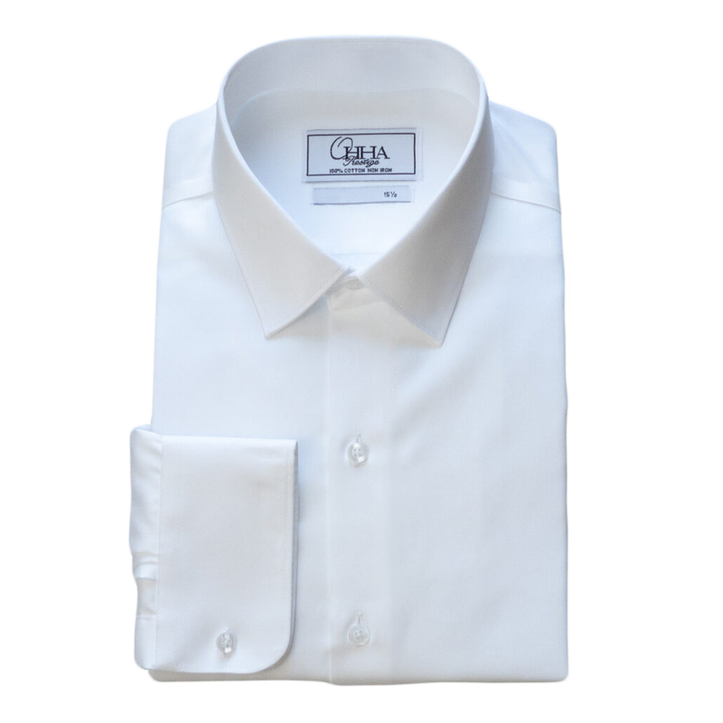 חולצה מכופתרת לבנה אוהה טיקט לבן